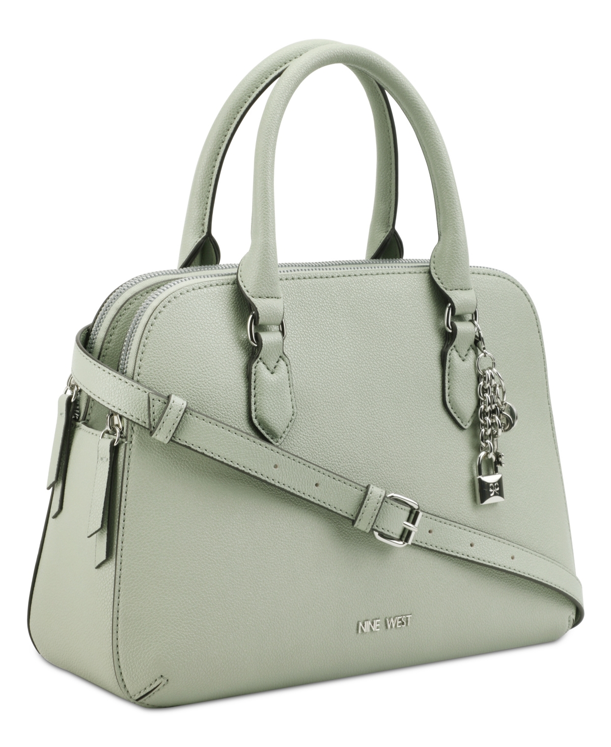 NINE WEST DESIGNER CIBRINA DOME SATCHEL BAG 