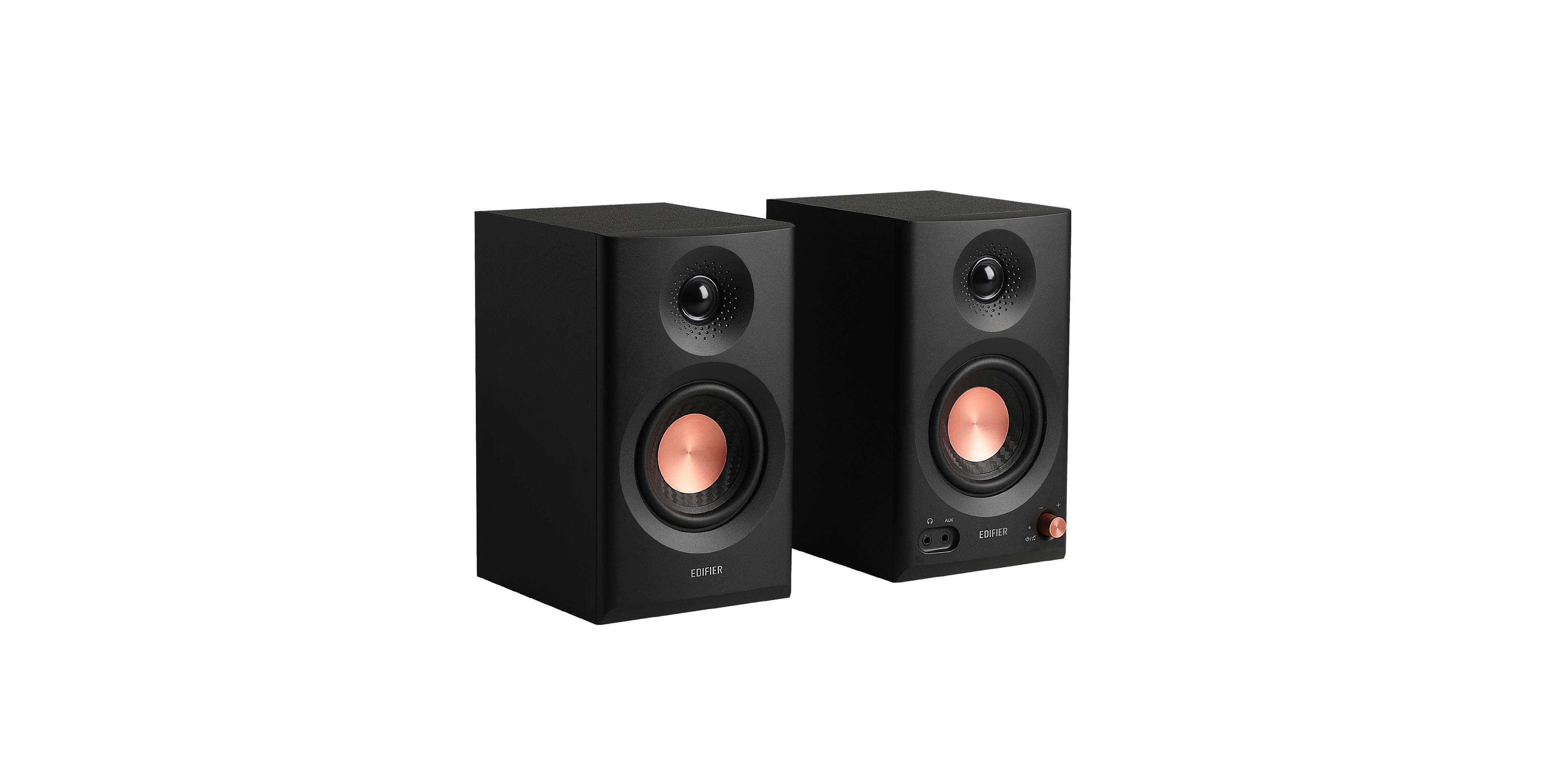 Hi-Res Audio Certified Monitor Speakers, Bluetooth V5.4 Active Bookshelf 2.0 Computer Speaker (Pair)