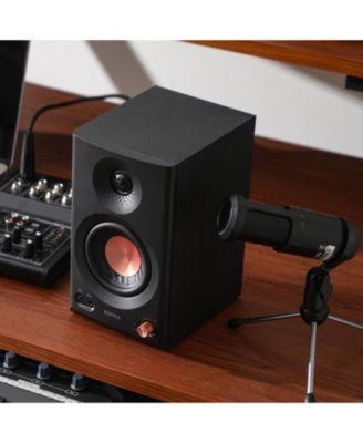 Hi-Res Audio Certified Monitor Speakers, Bluetooth V5.4 Active Bookshelf Speakers, 2.0 Computer Speaker (Pair)