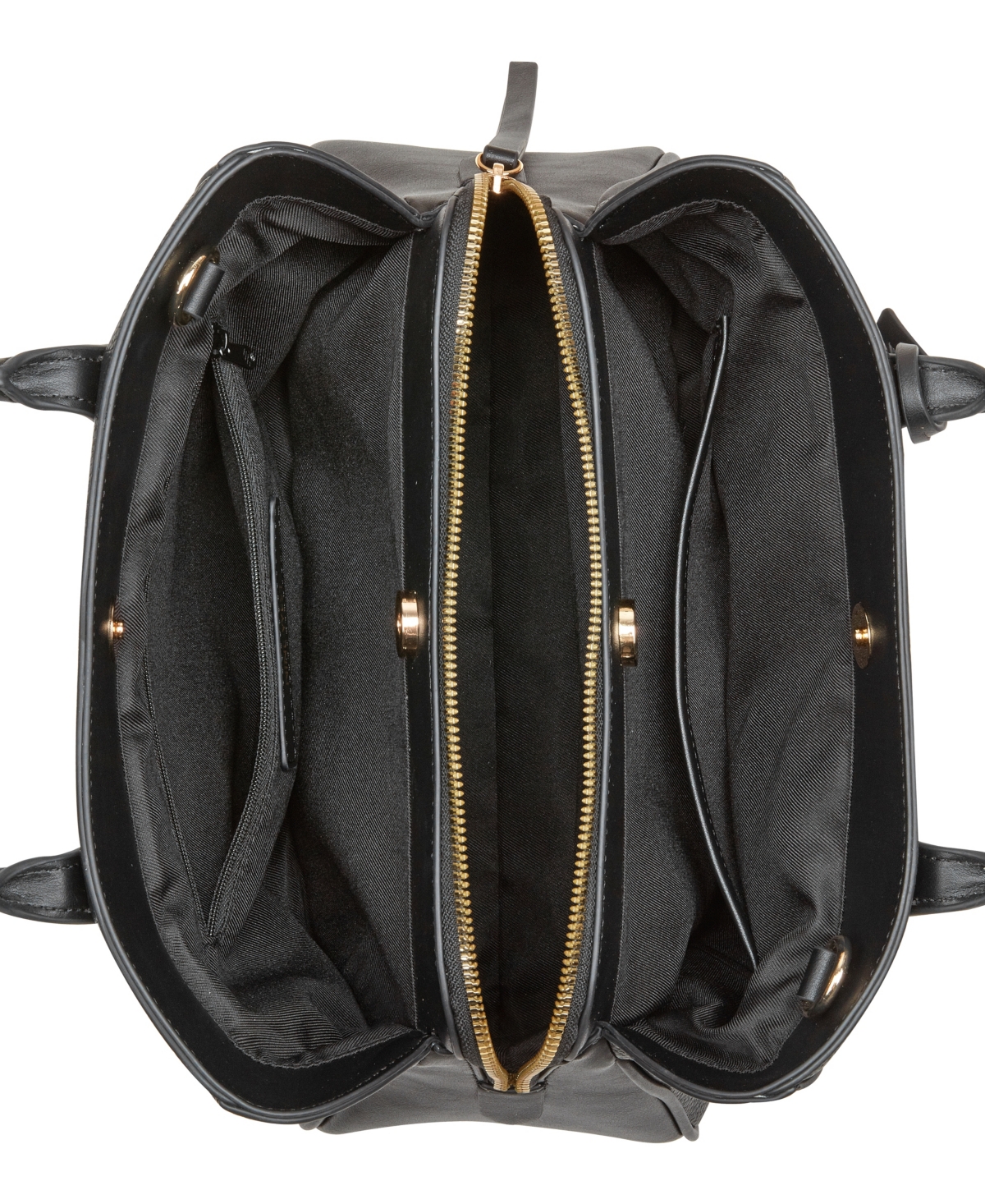 NINE WEST BLOOMFIELD TRIPLE COMPARTMENT SATCHEL BAG 