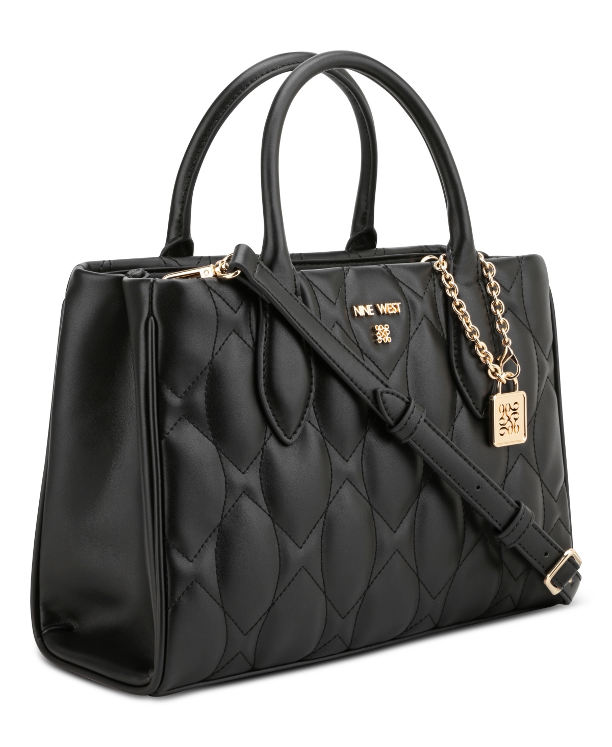 NINE WEST REMOVABLE STRAP RUE SATCHEL BAG 