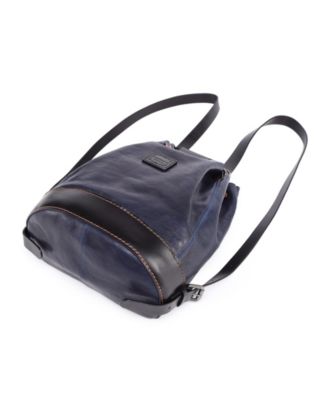 Women's Leather Canna Bucket Backpack