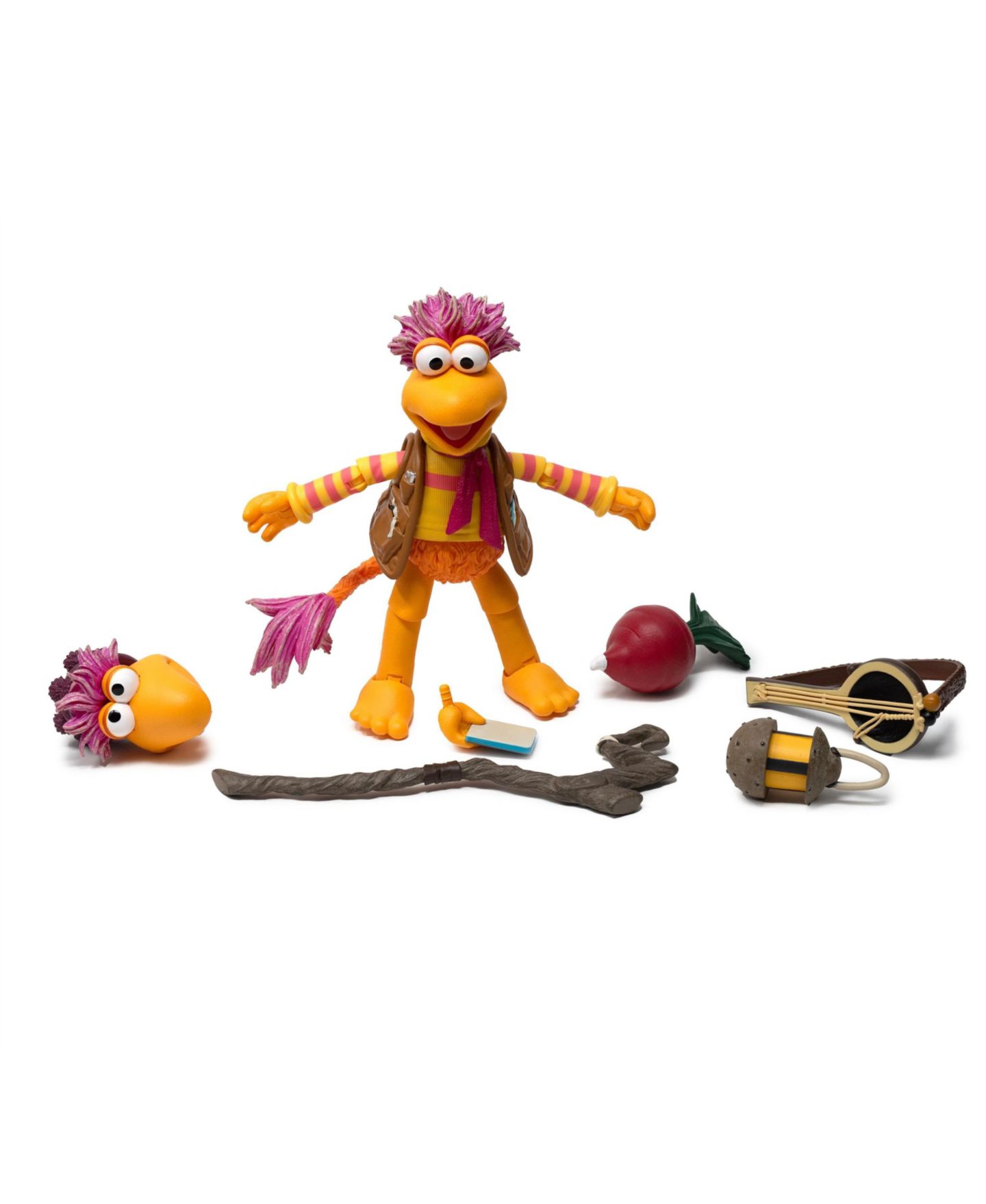 Коллекционная фигурка Fraggle Rock Gobo с подвижными частями, 5", масштаб 1:12, от 8 лет, цвет: Open Miscellaneous — фото 7