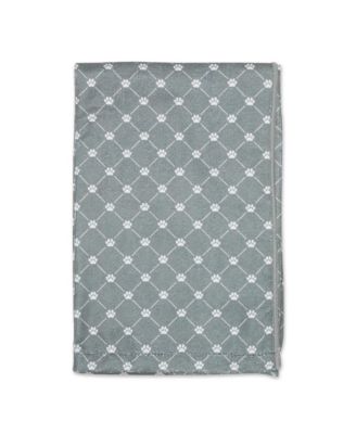 Microfiber Trellis Printed Large Single Pet Towel