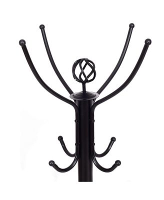 Metal Coat Rack with 12 Hooks
