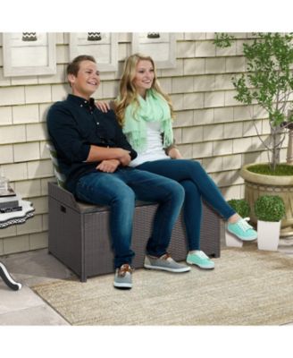 45 Gallon Outdoor Storage Bench with Zippered Liner