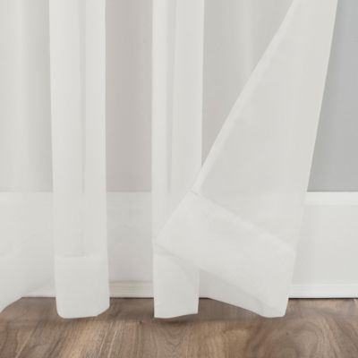 Mallory Sheer Voile Rod Pocket Curtain Panel