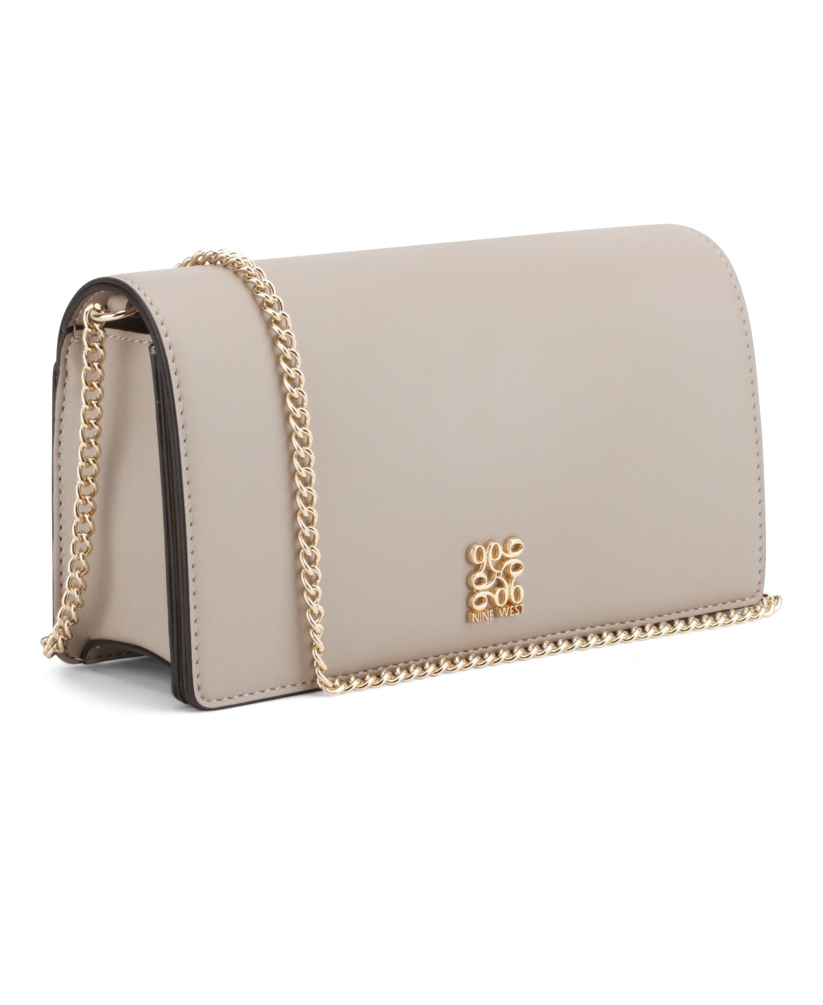 Shop Nine West Omyra Phone Chain Crossbody Bag In Pumice
