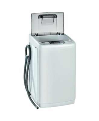 8.8 lbs Portable Full-Automatic Washing Machine with Drain Pump and Spin Dryer