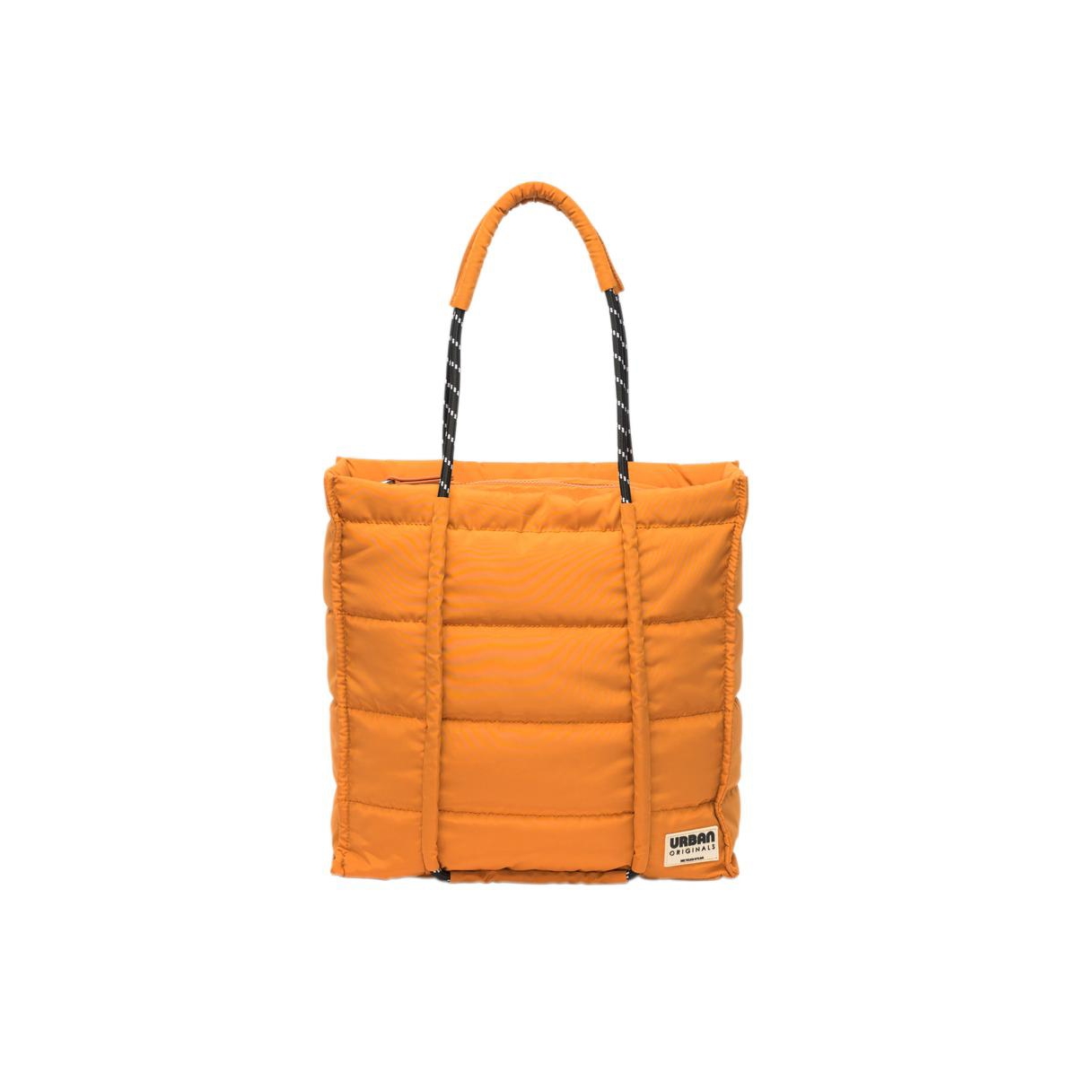 Palm Faux Leather Tote Bag - Tan