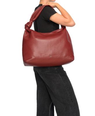 Knotted Wonder Faux Leather Shoulder Bag