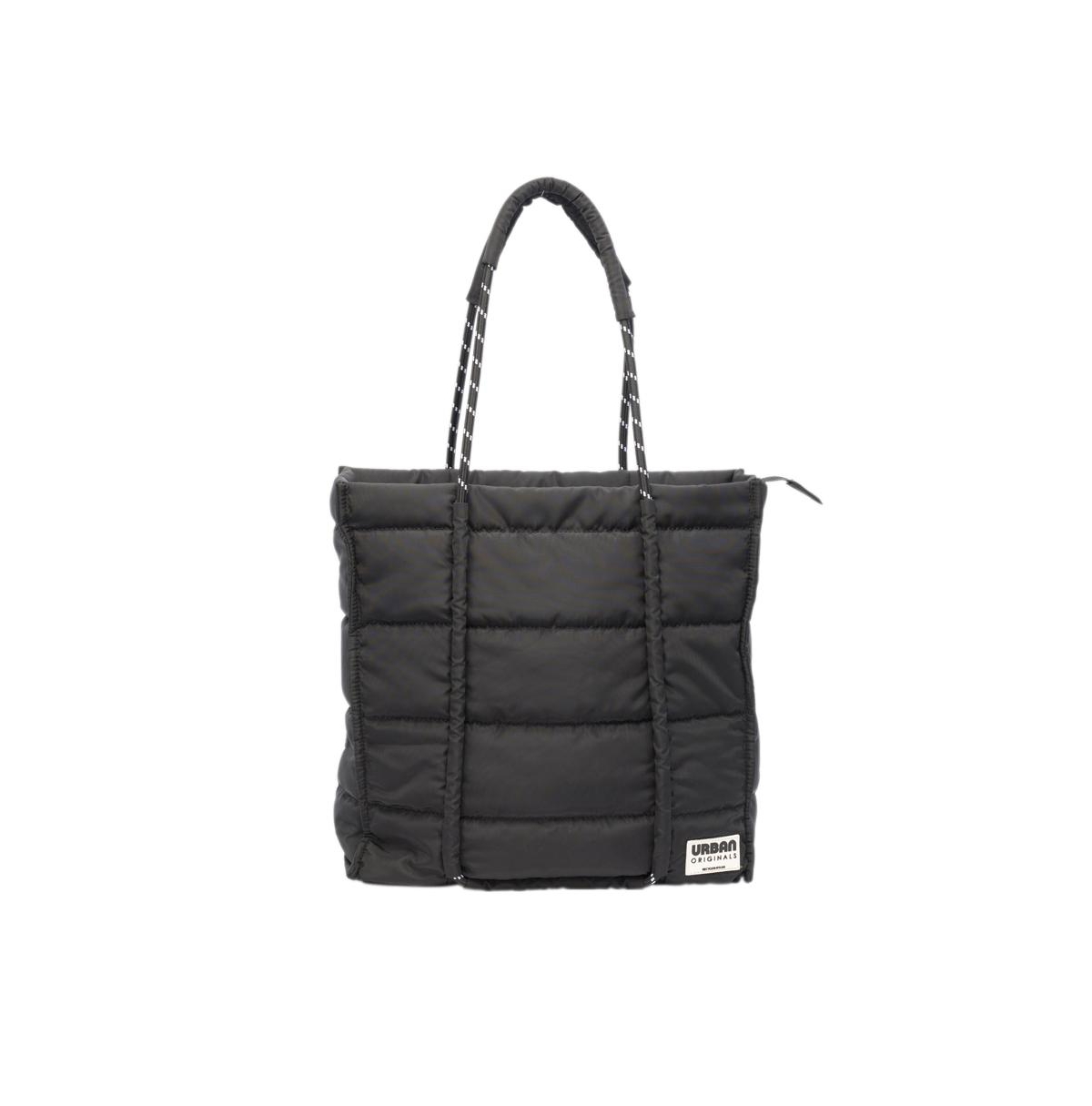 Palm Faux Leather Tote Bag - Tan