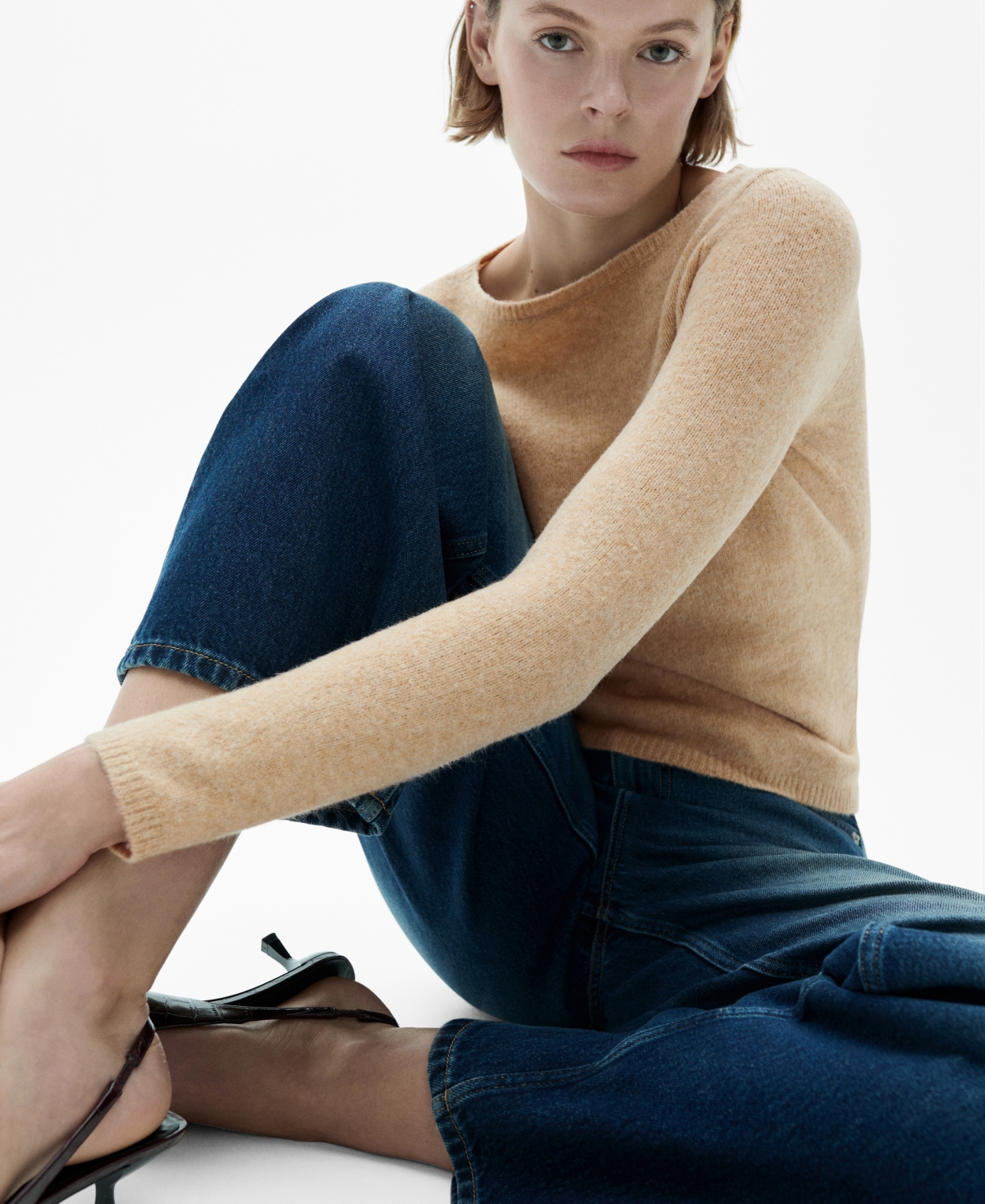 Mango Women's Fine-Knit Boat-Neck Sweater