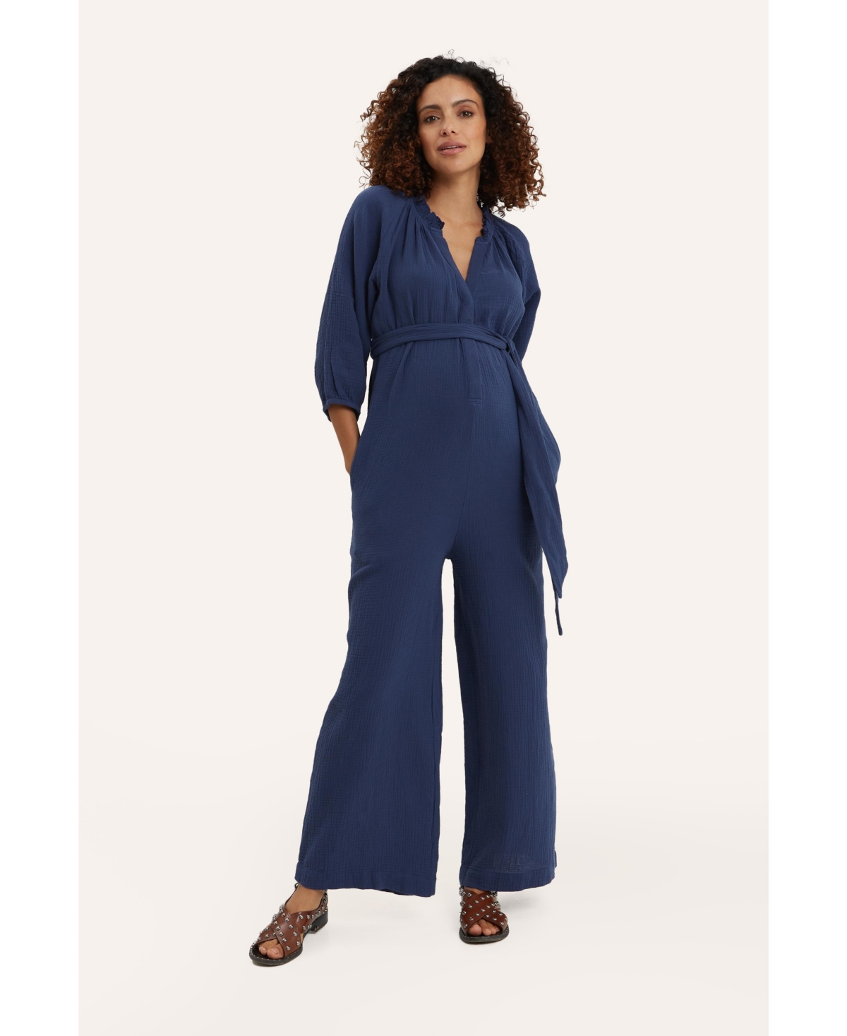 Nom Maternity Maternity Alma Nursing Jumpsuit