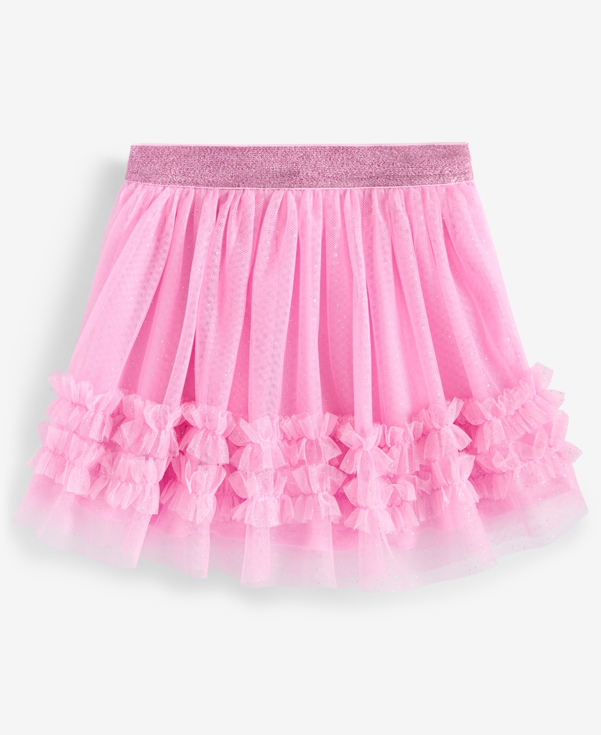 Epic Threads Toddler Girls Glitter Tulle Skirt, Exclusively At Macy's In Bonbon