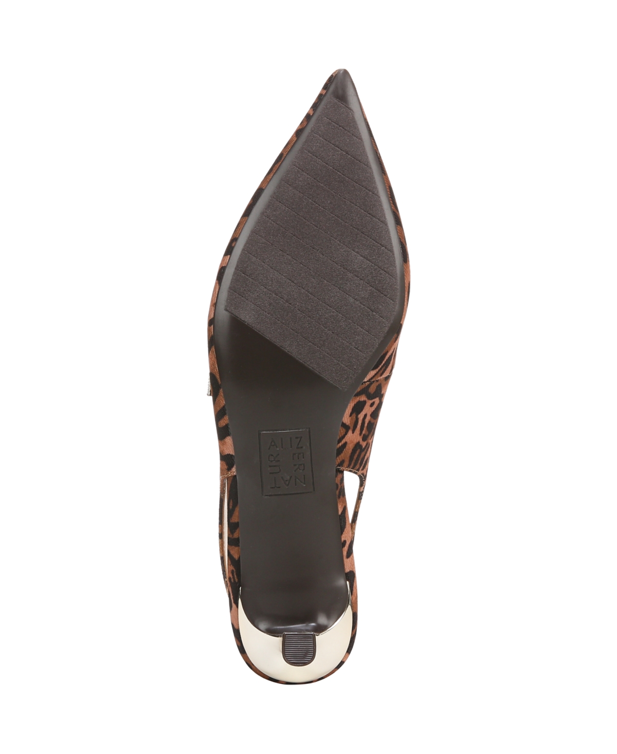 Naturalizer Jayla 2 Genuine Calf Hair Slingback Pump In Cheetah Fabric