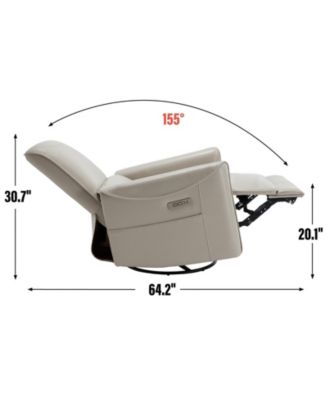 Massage Recliner - 360° Swivel & Heat Rocking Chair