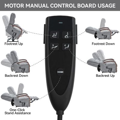 Power Lift Recliner Chair - Dual Motor with Heat Massage