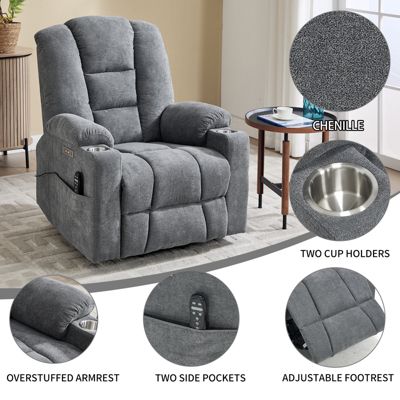 Power Lift Recliner with Massage & Heat