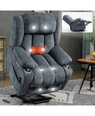 Chenille Power Lift Recliner Chair