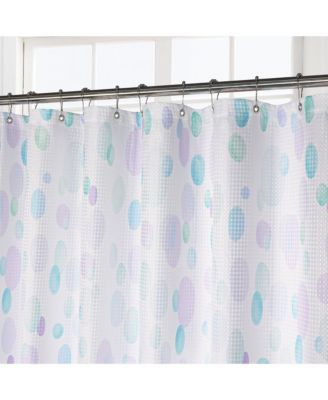 Watercolor Painter Dots Texture Shower Curtain, 72"X72"