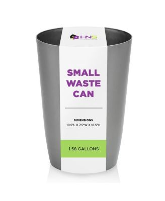 Small Trash Can with Open Top for Compact and Tight Spaces – 1.58 Gallon Capacity