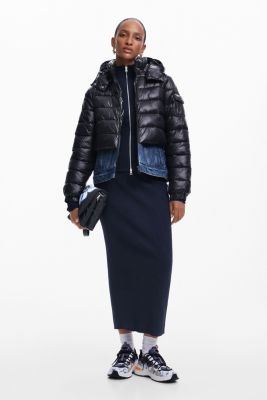 Women's Combined short padded coat