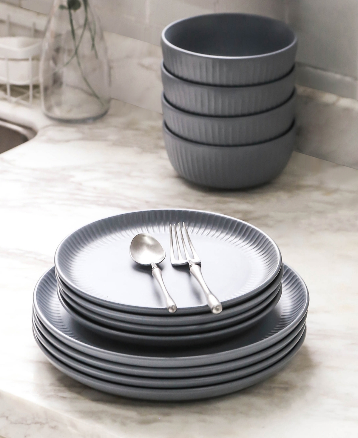 Stone Lain Logan 24 Pc. Dinnerware Set, Service for 8