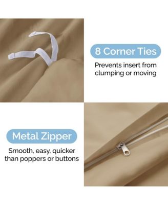 Premium Microfiber Duvet Cover Set, Full