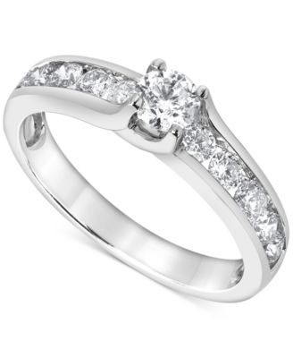 Macy's - Diamond Engagement Ring (1 ct. t.w.) in 14k White Gold