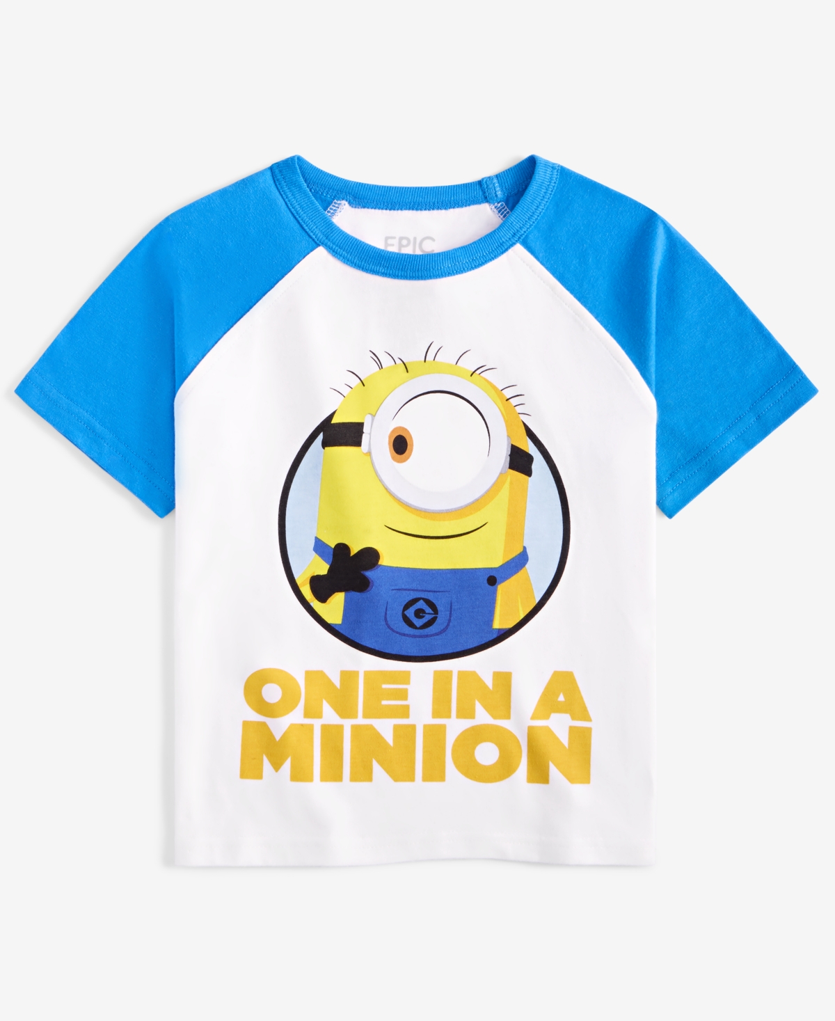 Epic Threads Toddler Boys One In A Minion Graphic Short-sleeve T-shirt, Exclusively At Macy's In Angel White