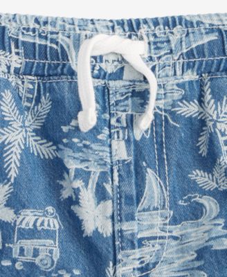 Little & Big Boys Pull-On Printed Cotton Shorts, Exclusively at Macy's