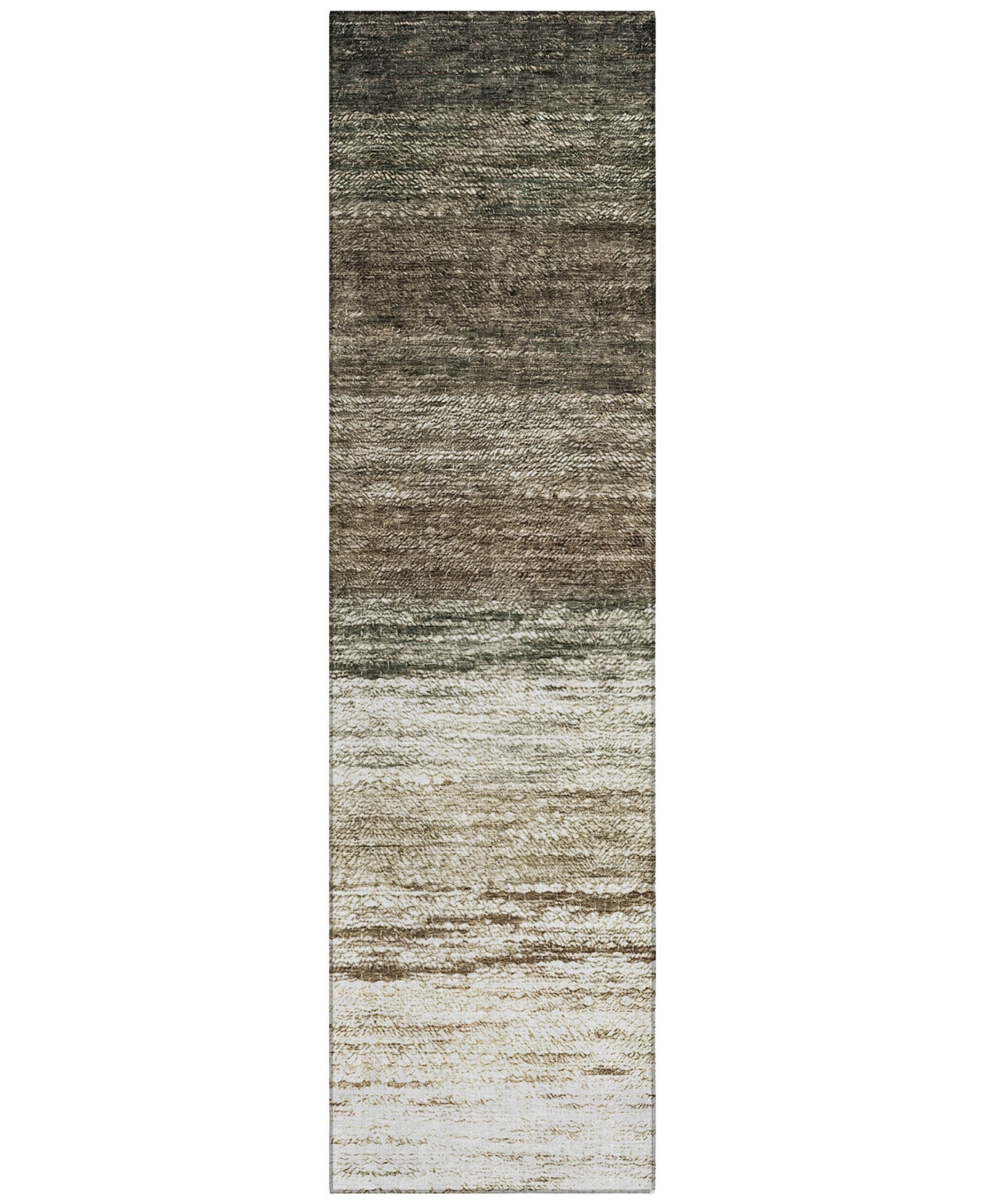Addison Chantille Acn786 2'3''x7'6'' Runner Area Rug In Brown