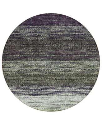 Addison Chantille Machine Washable ACN786 8'x8' Round Area Rug