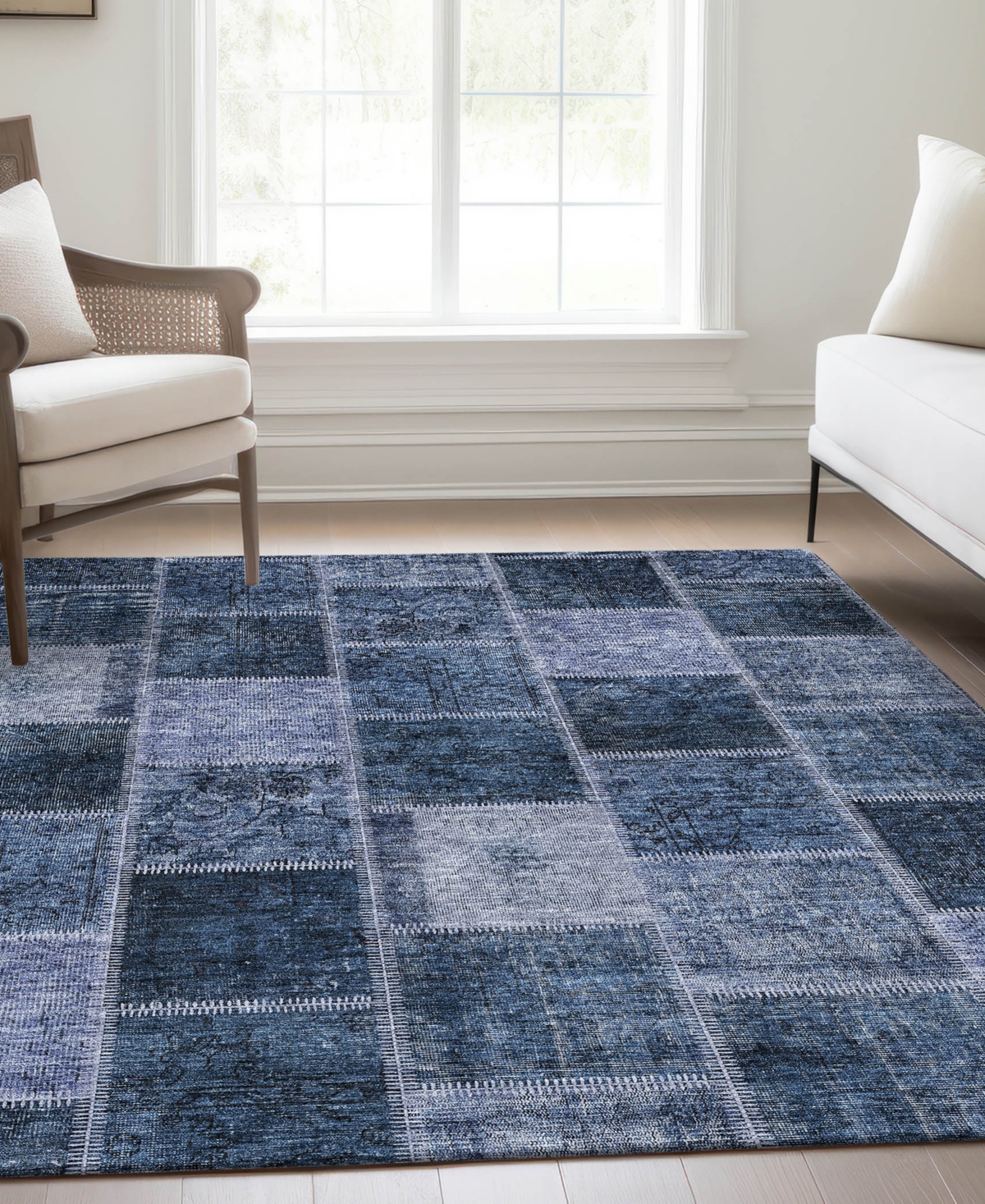 Addison Chantille Acn772 8'x10' Area Rug In Blue