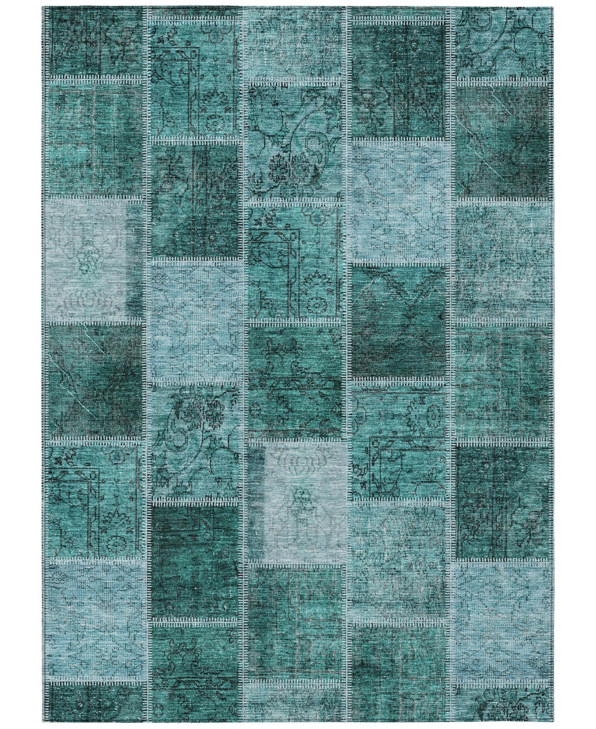 Addison Chantille Acn772 8'x10' Area Rug In Teal
