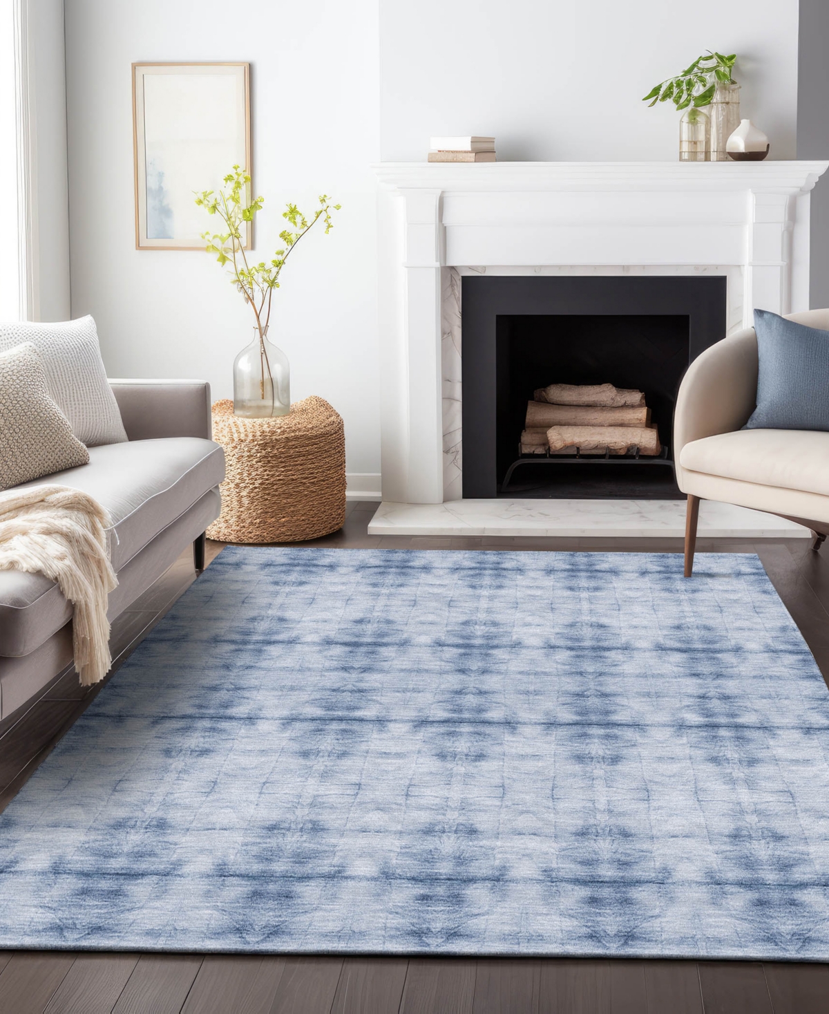 Addison Chantille Acn799 8'x10' Area Rug In Blue