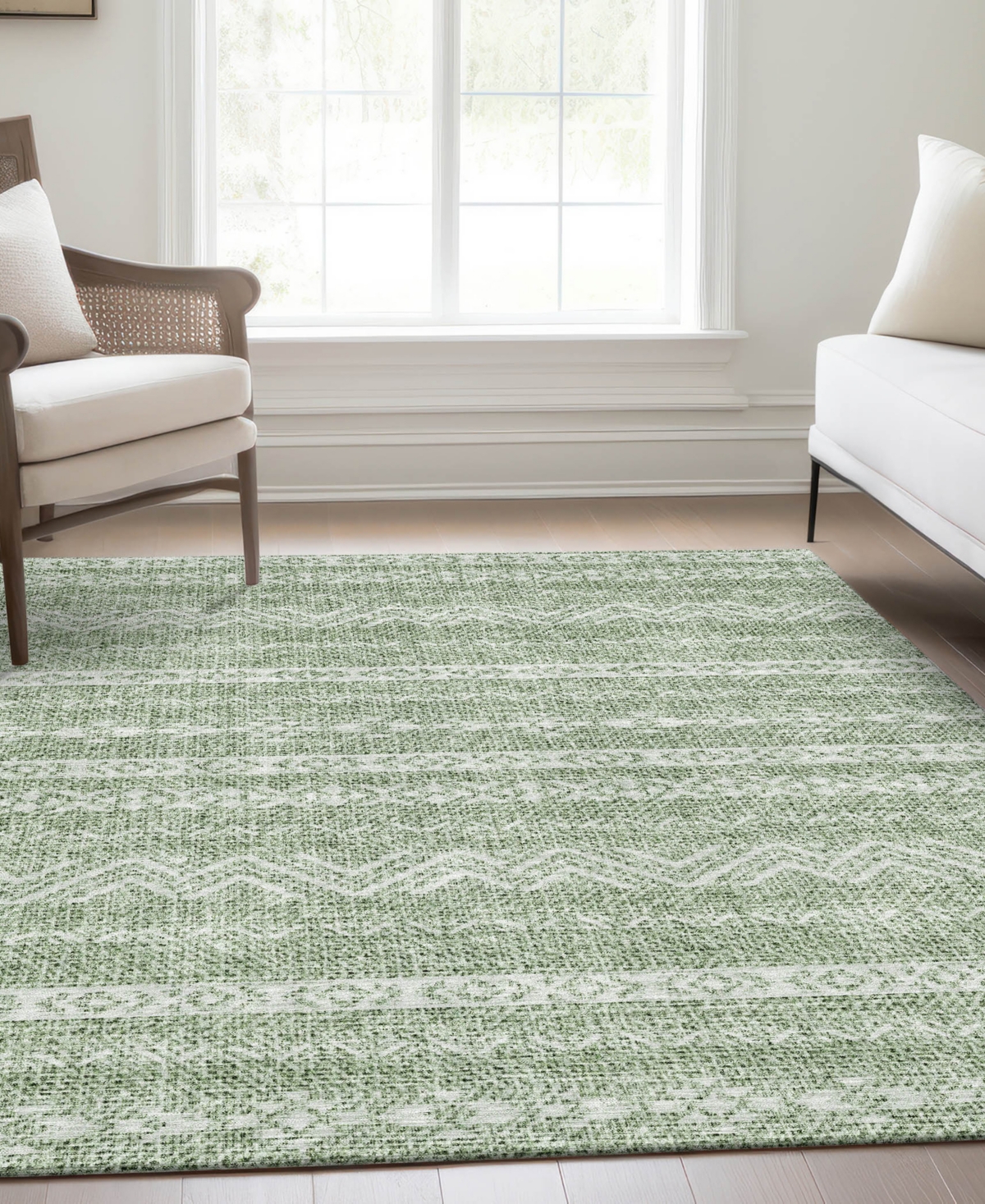 Addison Chantille Acn803 8'x10' Area Rug In Sage