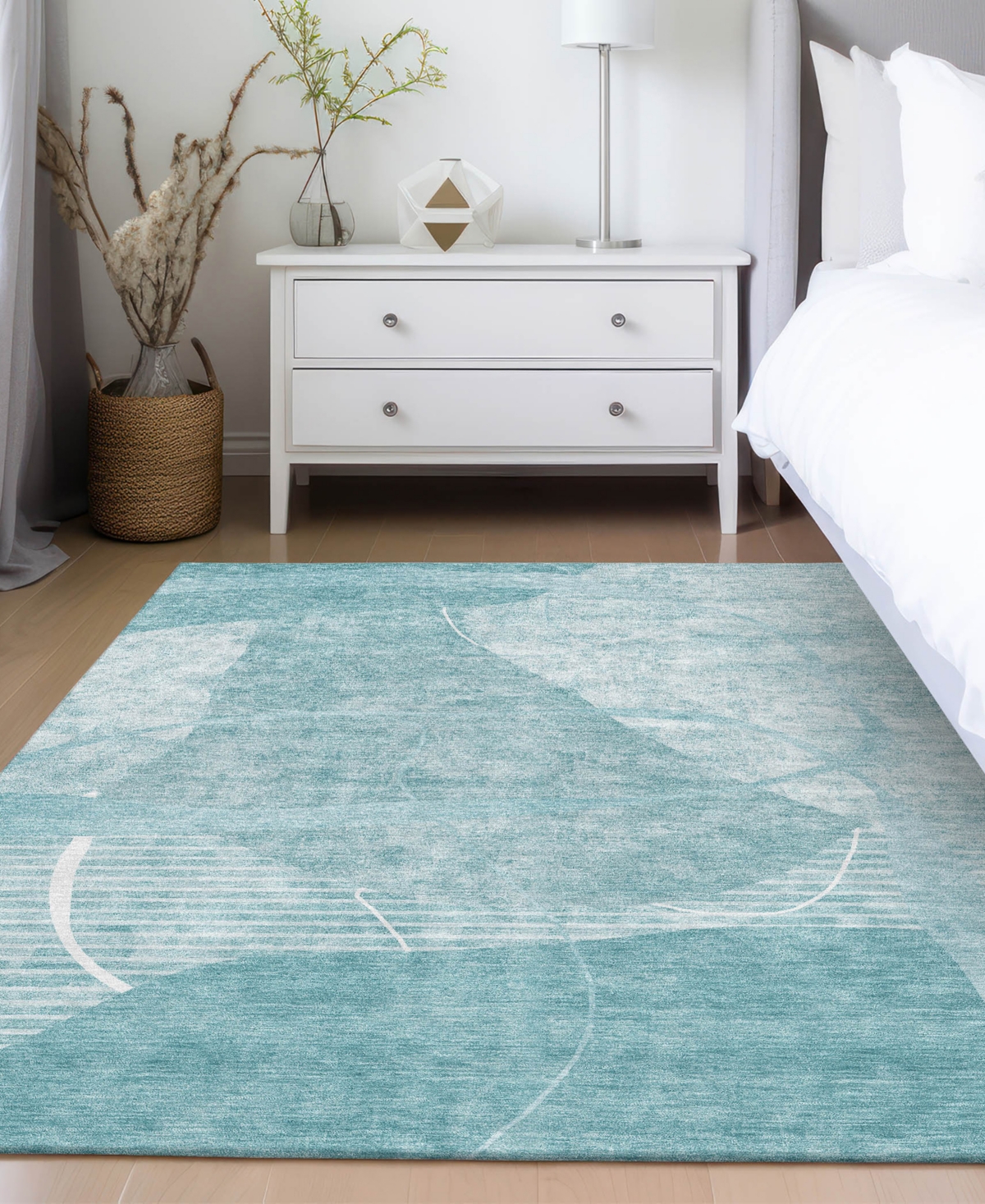 Addison Chantille Acn805 8'x10' Area Rug In Turquoise