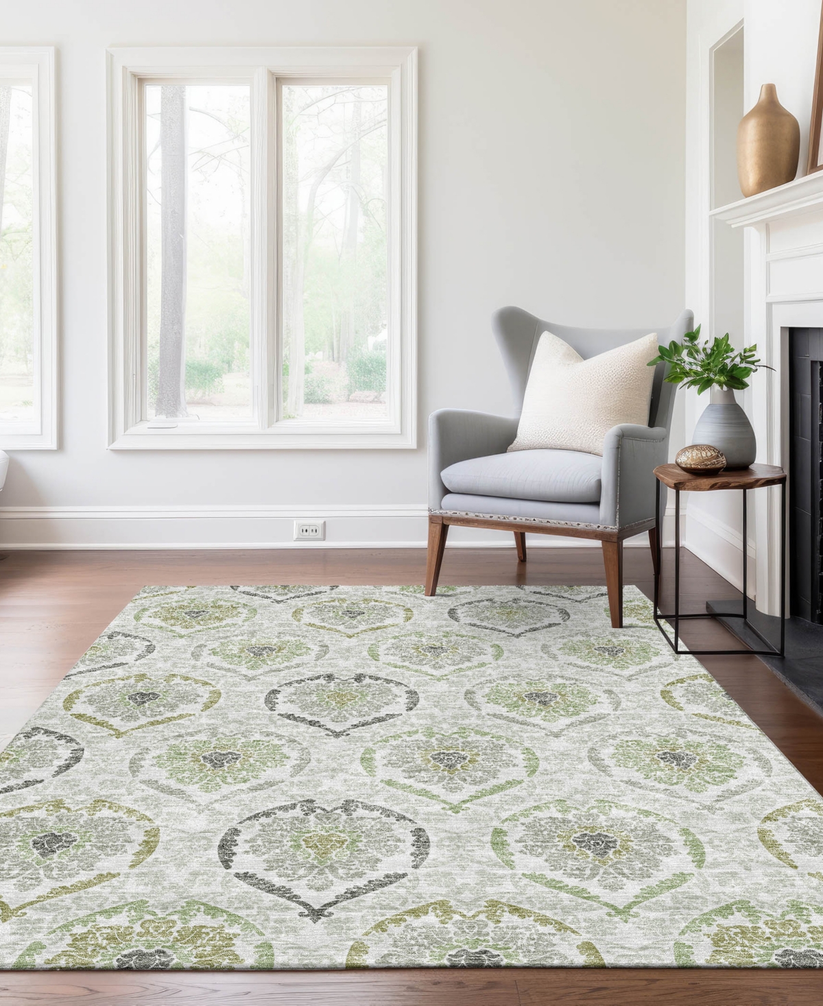 Addison Chantille Acn808 8'x10' Area Rug In Green