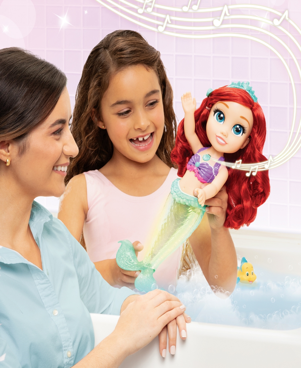 Disney Princess Sing And Sparkle Ariel Doll In Multicolor