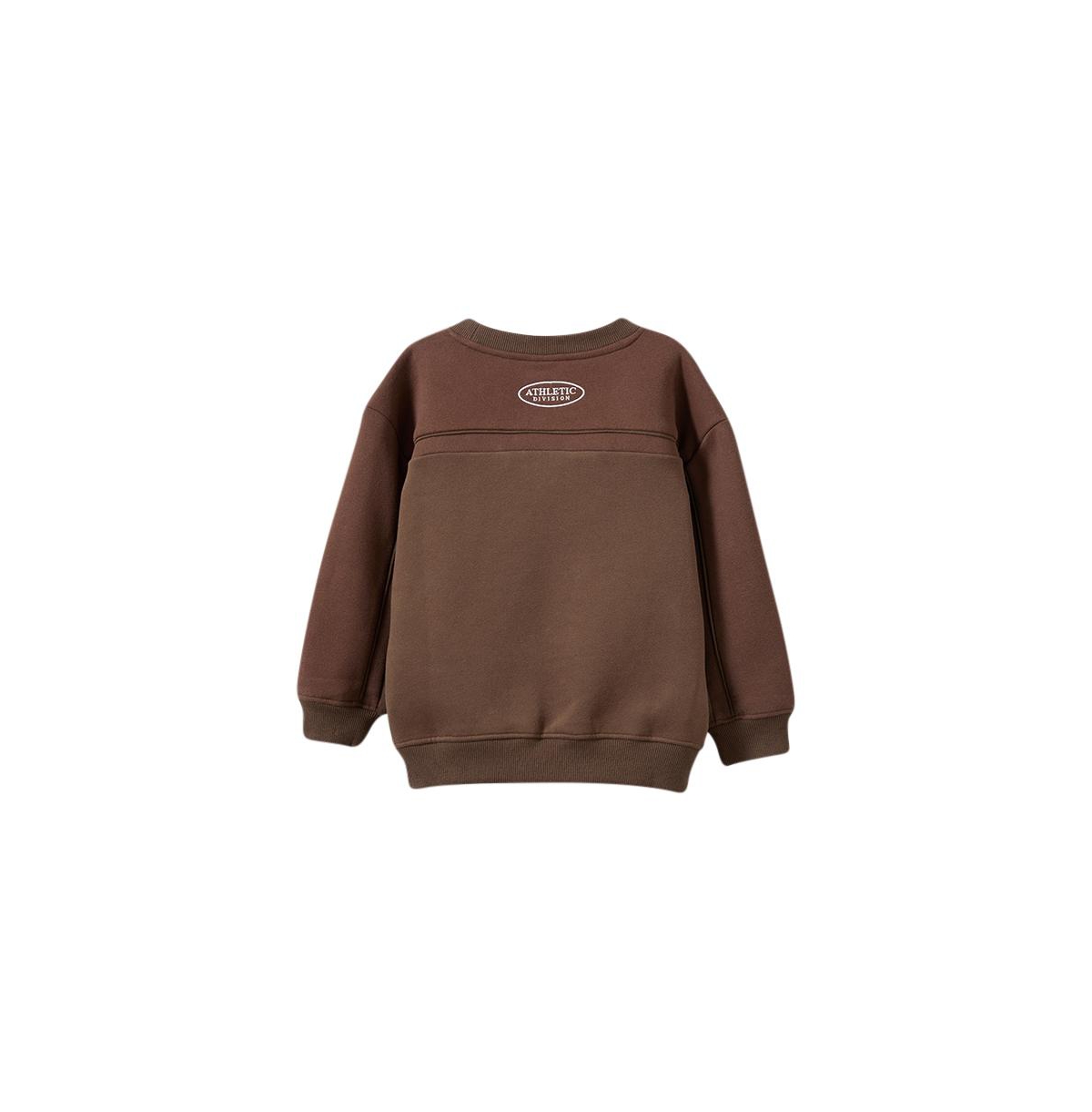 Cotton On Boys Harley Panelled Crew -tonal