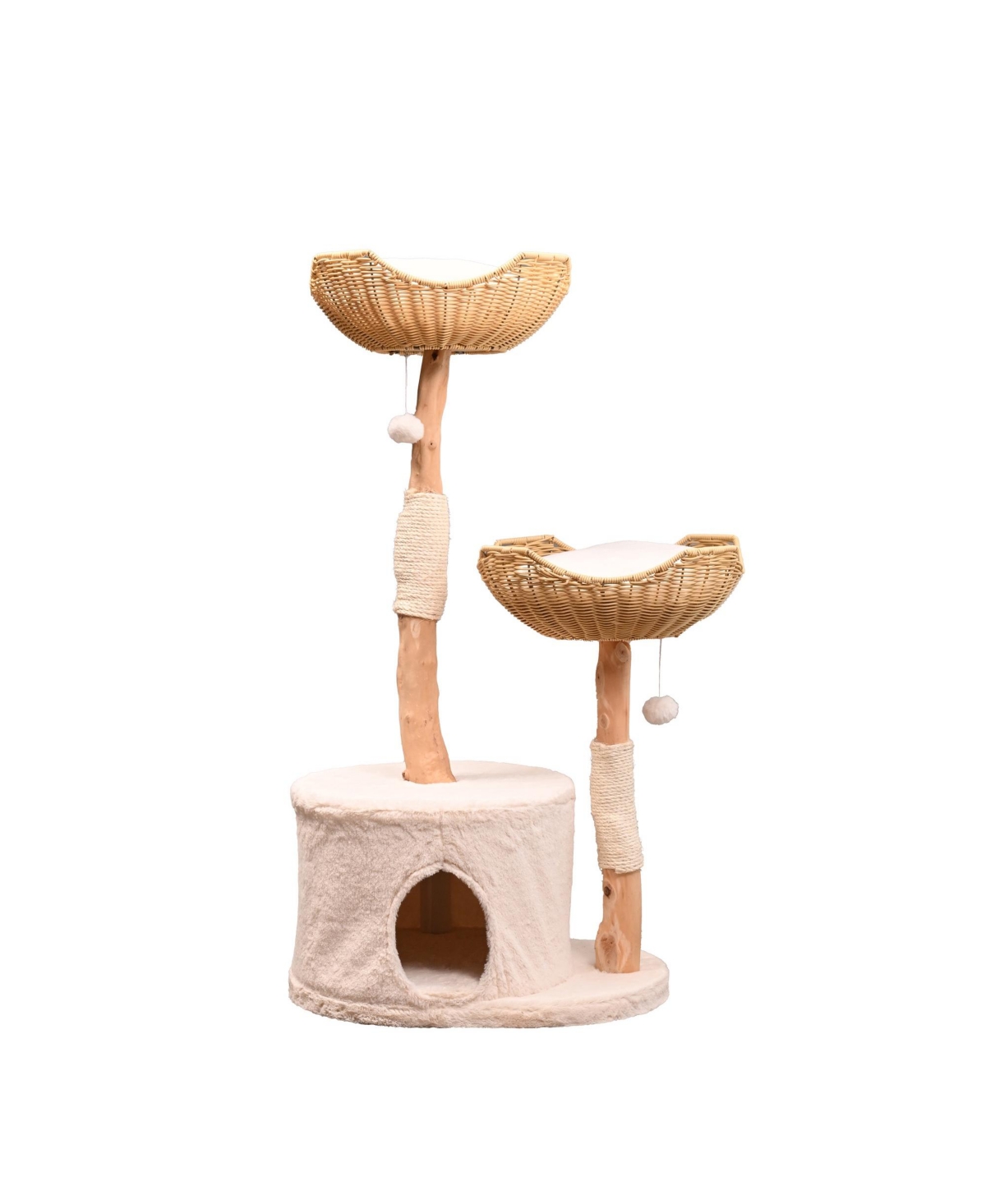 Amni Cat Tree: The All-in-One Play and Rest Station - Beige