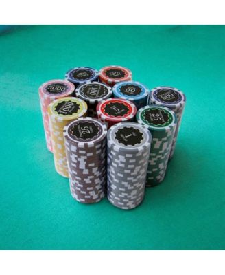 Eclipse Poker Chips 25-Pack - Clay Composite, $0.25 Value Set