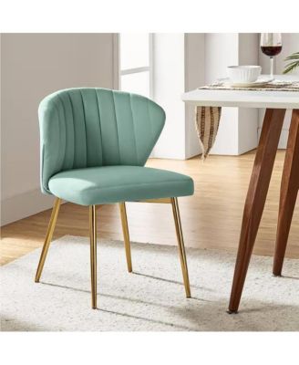 Upholstered Wingback Accent Side Chair Stylish and Comfortable Design