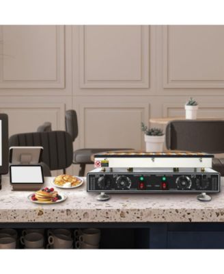 50 PCS Mini Pancakes Maker Machine,110V Mini Dutch Pancake Maker,1800W Commercial Electric Nonstick Waffle Maker Machine for Home and Restaurants