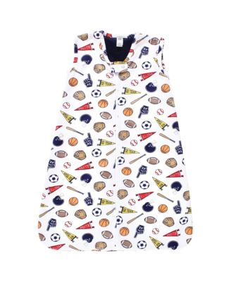Hudson Baby Baby Boys Hudson Cozy Faux Fur Wearable Sleep Sack - Sports fan 28$