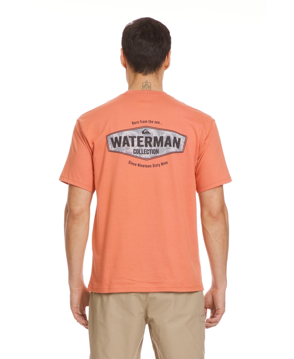 Quiksilver Waterman Men's Banner T-shirt In Apricot