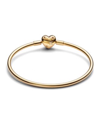 Moments Heart Clasp Bangle Bracelet