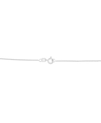 Diamond G.O.A.T. Pendant 18" Necklace (1/6 ct. t.w.) in 10k White Gold, Exclusively at Macy's
